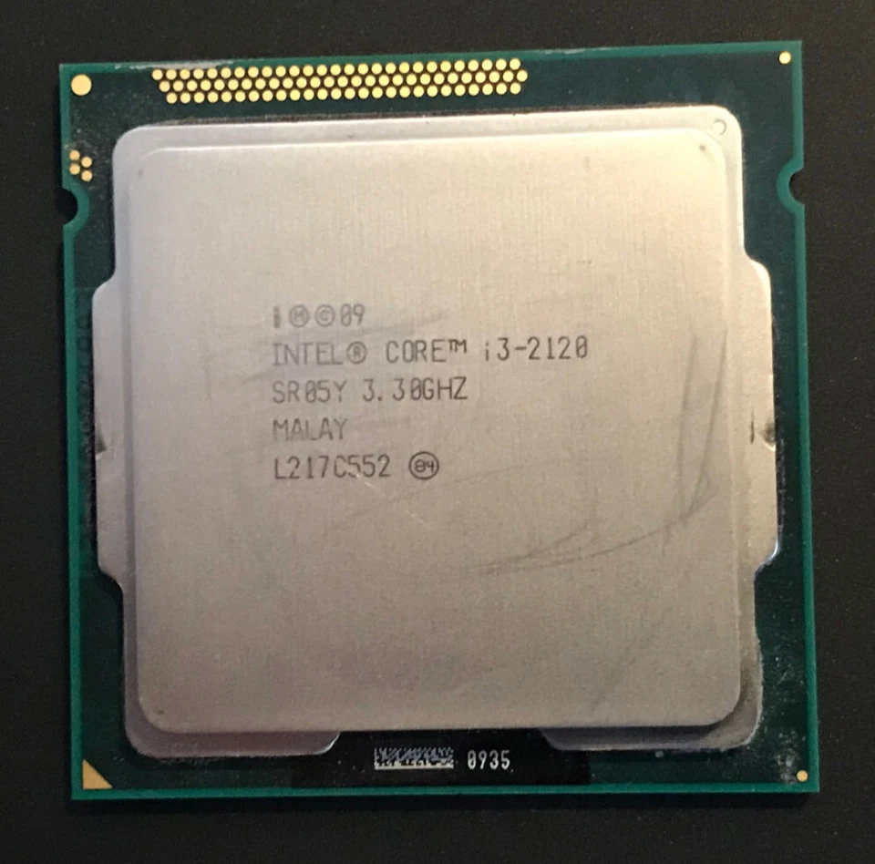 Processeur Intel i3-2120 SR05Y 3.3ghz socket 1155 (testé) - Photo 1/1