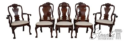 L66271EC: Set of 8 HENKEL HARRIS Mahogany Dining Room Chairs - Image 1 of 4