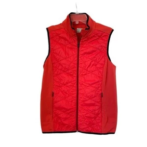 Athleta Vest Girl's Red Size XL Slim Puffer Quilted Athletic Outdoor - Picture 1 of 7
