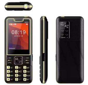 Telefono Per Anziani M200 Cellulare Vibrazione Tasti Standard Torcia Radio Fm - Foto 1 di 2