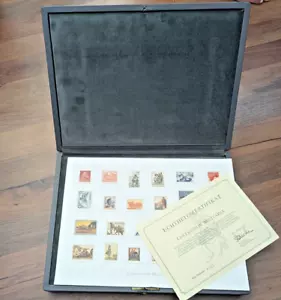 Vintage Collectors Stamp Case Collection Militaria - Picture 1 of 10