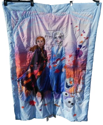 Disney Frozen Reversible Comfort Toddler Bed  Elsa, Anna & Olaf  57'L X 42" W - Image 1 of 4