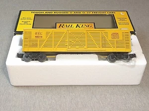 MTH Railking O/O27 48216 Union Pacific Stock Car RK-7107L en caja ~ TS - Imagen 1 de 12