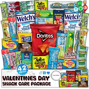 Valentines Snackbox Variety Pack 42 Stück - verschiedene Snacks Variety Pack für Werbung - Bild 1 von 12