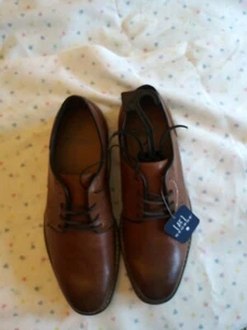 George HERREN Oxford Schnürschuh Braun Elegant Schuh Glatt Größen 7 1/2-8-9 1/2 - Bild 1 von 5