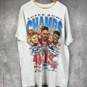 San Francisco 49ers Super Bowl Champions basic style T shirt NFL Football HN1982 - Picture 1 of 2