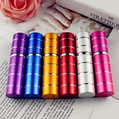 5ML/10ML Empty Refillable Glass Spray Bottles With Line Travel Aluminum Perfume - Image 1 of 4