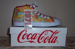 Men's Coca-Cola 1971 Unity Collection High Top Shoe - Size 9 - Picture 1 of 10