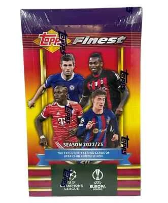 2022-23 Topps Finest Flashbacks UEFA CC Hobby Box Alejandro Garnacho-Messi Auto? - Image 1 of 3
