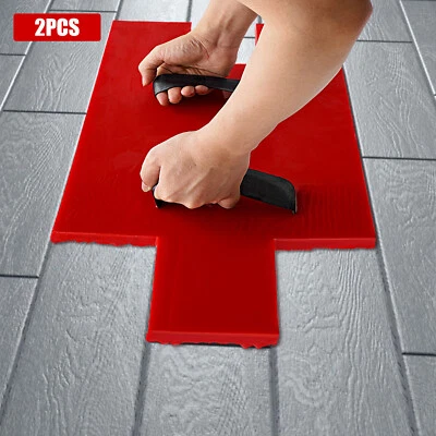 2X BIG Concrete Texturing Skin 22x12" Concrete Stamps Mats Set Concrete Stamping - Image 1 of 4