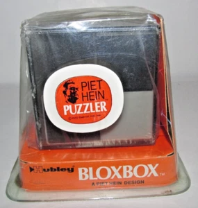 VINTAGE HUBLEY BLOXBOX SLIDING CUBES PUZZLER PIET HEIN DESIGN NEW IN BOX (A4) - Picture 1 of 4