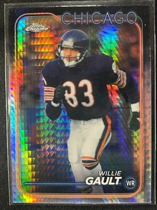 2024 Topps Chrome Willie Gault 24 Chicago Bears Prizm Refractor - Picture 1 of 2