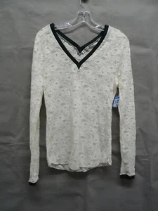 Camisa Free People Mujer Grande Beige Marfil Cami Elastizada Encaje Cuello en V Top OB548893 - Imagen 1 de 11