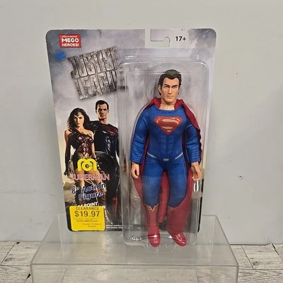 8-дюймовая фигурка Супермена MEGO Heroes DC Justice League новая 63091 - Изображение 1 из 4
