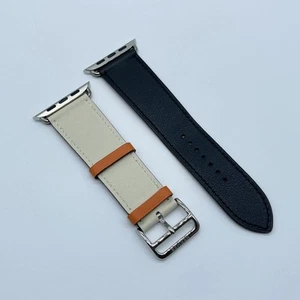 Original Apple Watch Hermes Single Tour INDIGO / CRAIE / ORANGE 49mm 46mm 45mm 44 - Bild 1 von 21