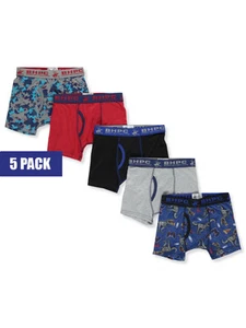 Beverly Hills Polo Club Boys' 5-Pack Camo Boxer Briefs Color: multi Size: 4 - 7 - Picture 1 of 1