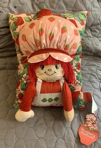 Strawberry Shortcake Plüschkissen 14”x11” mit Etikett 2024 - Bild 1 von 4