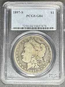 1897-S Morgan Dollar PCGS G-04 Lowball, Buy 3 Items, Get $5 Off!! - Picture 1 of 2