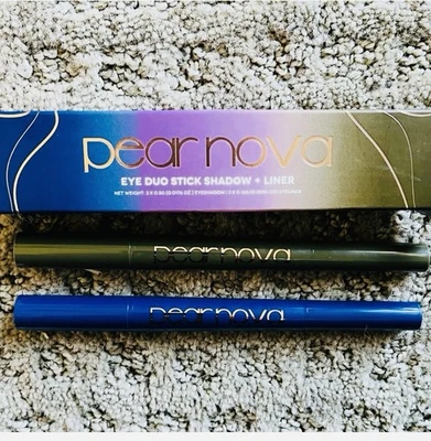 Pear Nova Eye Duo Stick Shadow + Liner In Azurite & Unakite BNIB - Image 1 of 2