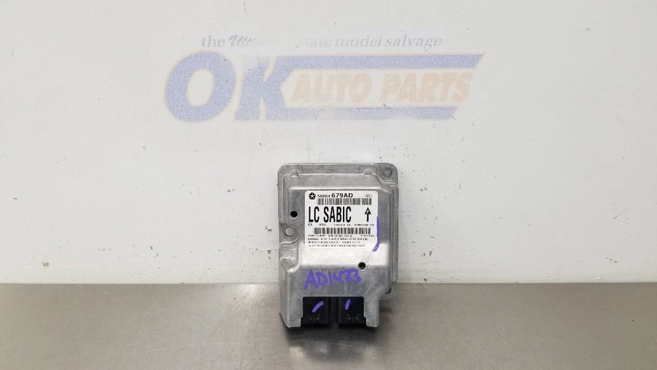 09 DODGE CHALLENGER SRT8 SRS CONTROL MODULE 56054679AD - Image 1 of 4