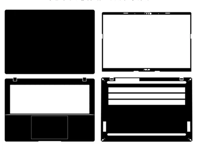 Laptop Sticker Skin Protector Guard For ASUS Vivobook S14 S3407 M3407 2025 - Image 1 of 4