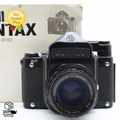 Read【Exc+++++ in Box】PENTAX 6×7 TTL Camera Takumar 6X7 105mm F2.4 Lens JAPAN - Image 1 of 4