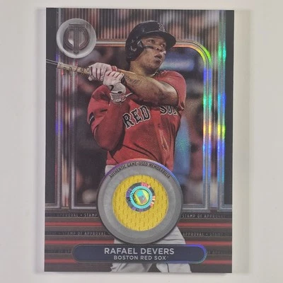 2024 Topps Tribute Rafael Devers Stamp of Approval Relics #SOA-RD 30/99 - Image 1 of 2