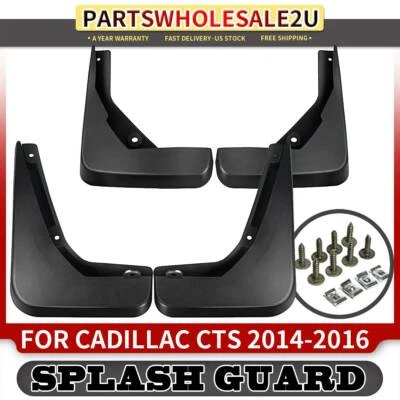 Брызговики грязевые щитки крылья литые под правую и левую руку 4 шт для Cadillac CTS 2014-2016 - Изображение 1 из 4