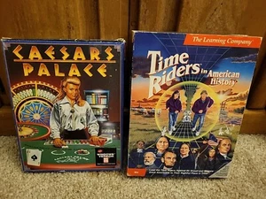 Time Riders in American History IBM PC Computer Game And Caesars Palace - Picture 1 of 8