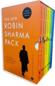 Brand NEW PAPERBACK Latest Robin Sharma 8 Books Collection Set