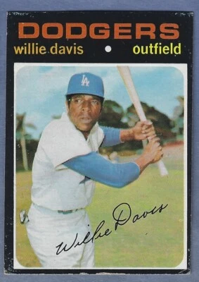 1971 Topps Baseball #585 Willie Davis Dodgers VG-Ex - Image 1 of 2