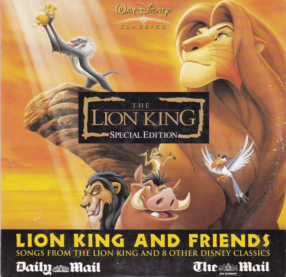 LION KING AND FRIENDS ( DAILY MAIL Newspaper CD ) THE LION KING Special Edition - Bild 1 von 3