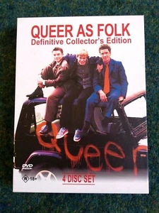 QUEER AS FOLK – DEFINITIVE COLLECTOR’S EDITION - DVD, 4- DISCS BOX SET - R -2 - Picture 1 of 2