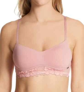 Calvin Klein Sz L Poppy Floral Perfectly Fit Flex Lightly Lined Bralette QF6638 - Picture 1 of 11