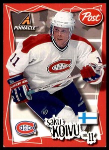 1997-98 Pinnacle Post Saku Koivu #18