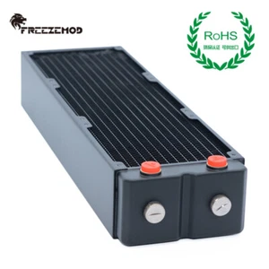 FreezeMod 360mm G1/4" Copper Radiator 65mm Thick for PC Water Cooling TSRP-HP65 - Afbeelding 1 van 9