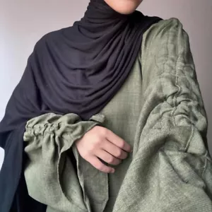 Open Front Women Long Dress Abaya Dubai Kimono Modest Muslim Robe Gown Clothes - Picture 1 of 28