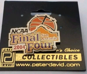 Vintage Peter David Pinback NCAA Final Four 2004 San Antonio Collector's Pin - Picture 1 of 8