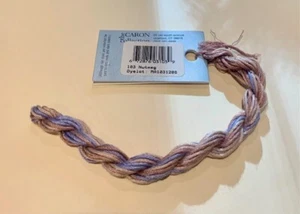 Silk waterlilies Thread 6 Yd Caron #103 Nutmeg (Varigated) Tan, Rose, Blue - Picture 1 of 1