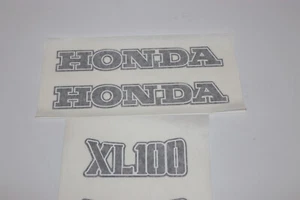 1974 Honda XL100 Fuel Tank and Side Cover Decal SET - Picture 1 of 3
