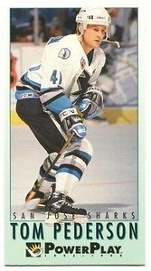 1993-94 Fleer PowerPlay #226 Tom Pederson San Jose Sharks - Picture 1 of 2