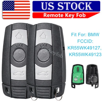 2 适用于 2007 2008 2009 2010 年 2010 年宝马 335i 535i 550i 无钥匙进入遥控钥匙链 — 第 1/4 张图片