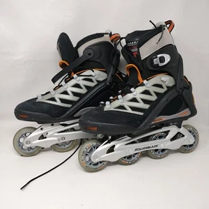 ROLLERBLADE Aero 7 pattini in linea alluminio uomo TG 11 gomma antiurto *LEGGI*RICAMBI/RIPARAZIONE - Foto 1 di 13