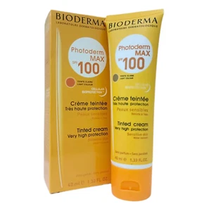 BIODERMA PHOTODERM MAX SPF100 Tinted Light Cream Sunscreen Sunblock 40ml - Picture 1 of 6
