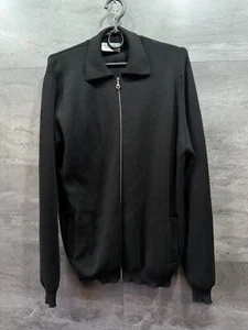JOHN SMEDLEY Wool Zip Cardigan Mens Size L - Picture 1 of 20