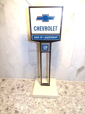 1970's-1980's Chevrolet Dealership Promo Model Desk Sign 1/25 scale - Image 1 of 4
