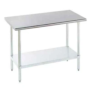 Advance Tabco 24" x 30" All Stainless Work Table 16 Gauge with Undershelf - Picture 1 of 1