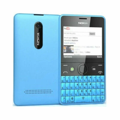 Original Unlocked Nokia Asha 210 GSM 2G Bluetooth WIFI 2-SIM Slots Mobile Phone - Image 1 of 4
