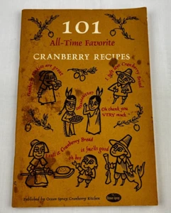 101 All Time Favorite Cranberry Recipes, Ocean Spray Vintage Cookbook - Picture 1 of 8