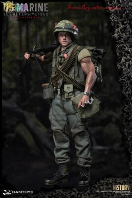 Damtoys 78038 History Series 1/6 U.S.Marine (Tet Offensive, 1968)-Guerra de Vietnam Nuevo Foto 1 de 4